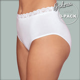 Balzaa - Bali Bambus 3-pak Maxi Offwhite