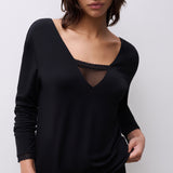 Chantelle - Romance Natbluse Sort