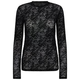 Hype The Detail - Lace Blouse Sort