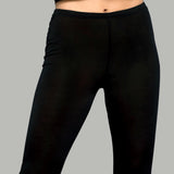 Lady avenue - Jersey Pyjamas Leggings Silke Sort