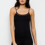 Femilet - Juliana Chemise Top Uld Sort