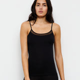 Femilet - Juliana Chemise Top Uld Sort