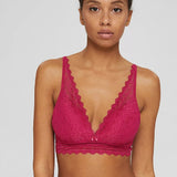 Esprit - Triangle Soft Bra Dark Pink