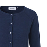 Rosemunde - Cardigan I Uld Og Cashmere Dark Navy Melange