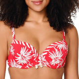 Lingadore - Leaf Bikini Top Leaf Stripe
