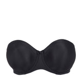 Primadonna - Satin Stropløs Bh Sort