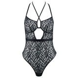 Aubade - Moonlight Bodystocking Black Silver