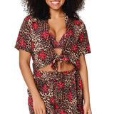 Lingadore - Leo Strand Sæt Leopard Flower