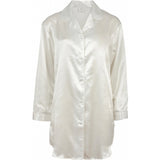 Lady avenue - Satin Natskjorte Ivory