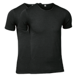 JBS Herre - Bomuld 2-pak T-shirt O-neck Sort