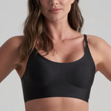 Byebra - Top Med Rund Udskæring Sort