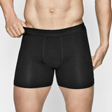 JBS of Denmark Herre - ØKo Bomuld 2-pak Boxershorts Sort