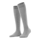 Falke - Softmerino Knæ Light Grey Melange