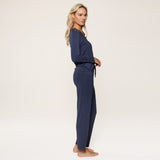 Lingadore - Nat Sæt Blonde Dark Denim