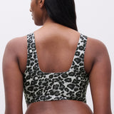 Chantelle - Soft Stretch Bralette Top Grey Leopard
