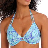 Freya - Komodo Halterneck Top Aqua