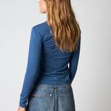 Hype The Detail - Cotton Langærmet T-shirt Blå