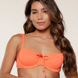 Lingadore - Fullcup Bikini Top Hot Coral