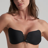 Byebra - Skjult Bh Med Snøre Sort