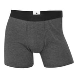 JBS of Denmark Herre - Bambus Boxershorts 2-pak Mørk Grå Melange