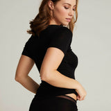 Femilet - Juliana T-shirt Uld Sort
