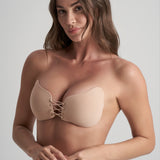 Byebra - Skjult Bh Med Snøre Beige