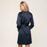 Lingadore - Satin Kimono Midnight
