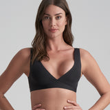 Byebra - Bh Top Med Dyb Udskæring Sort