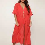 Lingadore - Kimono Tomato Red