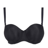 Primadonna - Satin Stropløs Bh Sort