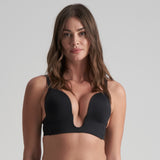 Byebra - Bh Til Dyb Udskæring Sort