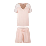 Lingadore - Pyjamas Sæt Kort Peach