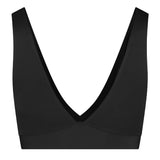 Byebra - Bh Top Med Dyb Udskæring Sort