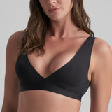 Byebra - Bh Top Med Dyb Udskæring Sort