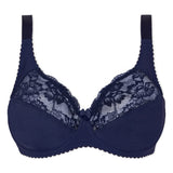 Wearing Poetry - Floral Fullcup Bh Dark Blue