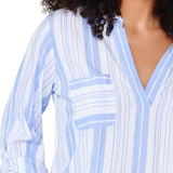 Lingadore - Strand Sæt Bomuld Blue Stripe