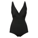 Trofé - Badedragt Med Drapering Sort