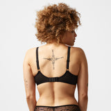 Chantelle - Fleurs Plunge Bh Sort