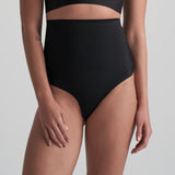 Byebra - Usynlig Højtaljet String Sort