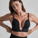 Byebra - Bh Til Dyb Udskæring Sort