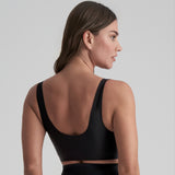 Byebra - Top Med V-hals Sort