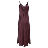 Lady avenue - Silke Natkjole Lang Italian Plum