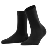 Falke - Cotton Touch Strømpe Sort