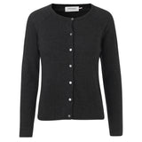 Rosemunde - Cardigan I Uld Og Cashmere Dark Grey Melange