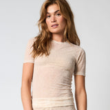 Hype The Detail - Slim Lace T-shirt Powder