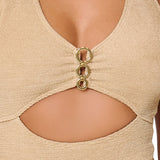 Lingadore - Badedragt Gold Beige