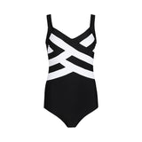 Lentiggini swimwear - Ladies Badedragt Black/offwhite