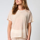 Hype The Detail - Oversized Lace T-shirt Powder
