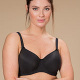 Trofé - Sanna Stripe Formstøbt Bh Sort