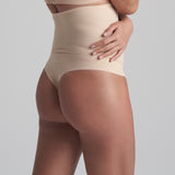 Byebra - Sculpting Højtaljet String Beige